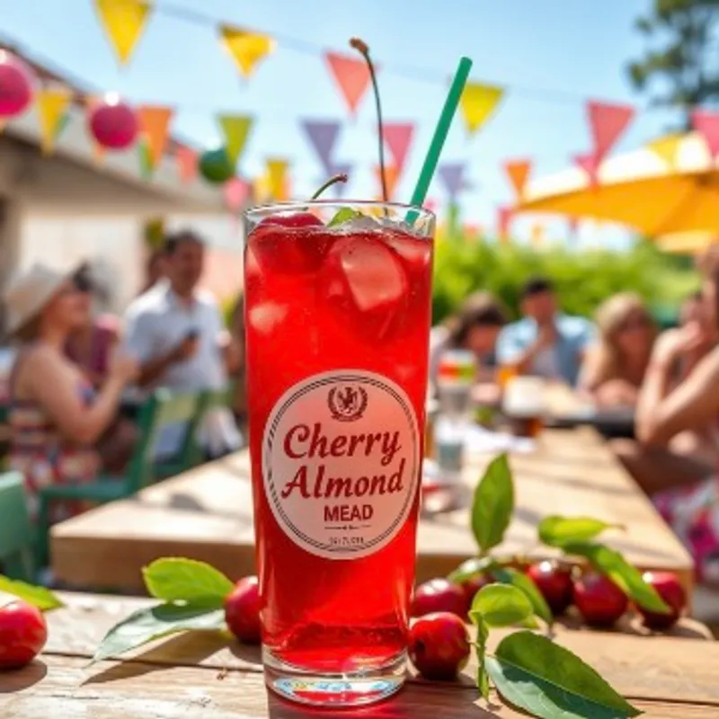 Cherry Almond Mead image